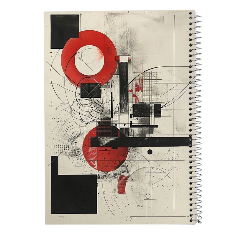 دفتر شطرنجی 50 برگ مدوپد طرح اشکال فانتزی کد DF16147