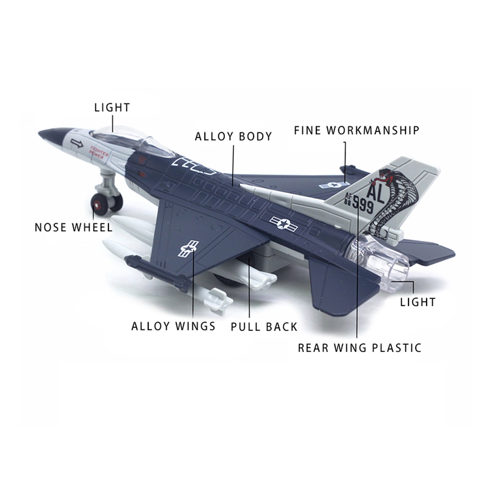 هواپیما بازی مدل F-16 -  - 9