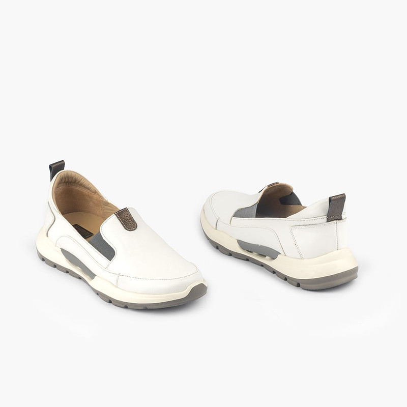 کفش روزمره زنانه چرم باربارا مدل 1005