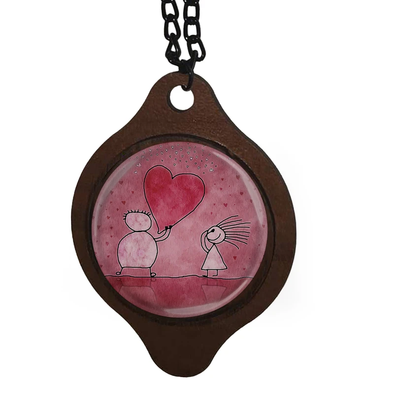 آویز تزیینی خودرو طرح قلب دوست داشتن کد 1074