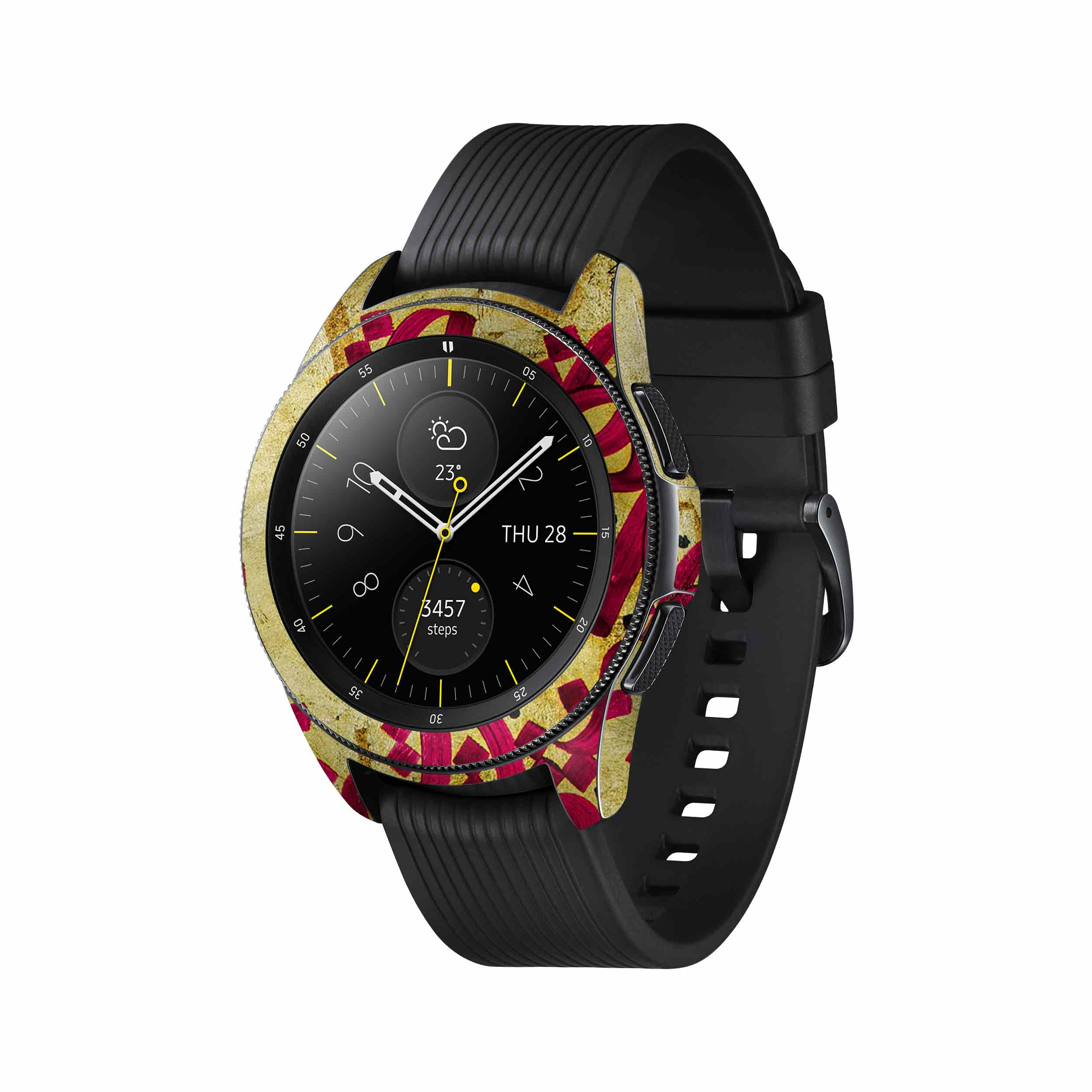 برچسب ماهوت طرح Nastaliq-5 مناسب برای ساعت هوشمند سامسونگ Galaxy Watch 42mm