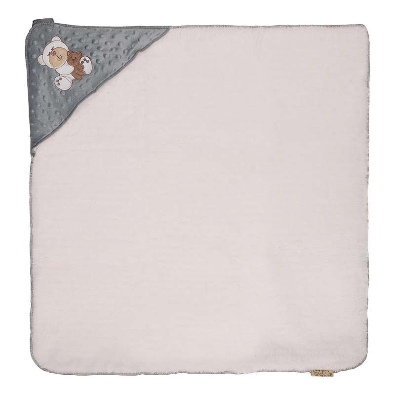 پتو کودک و نوزاد مدل کلاهدار سایز 70×70 سانتی متر