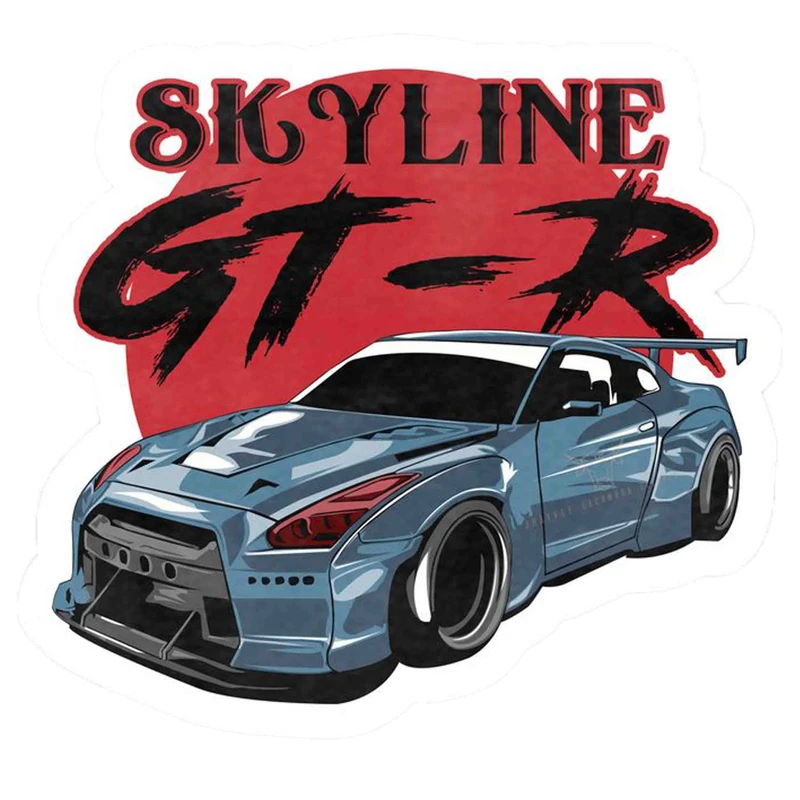 استیکر لپ تاپ مدل نیسان GTR کد 4971