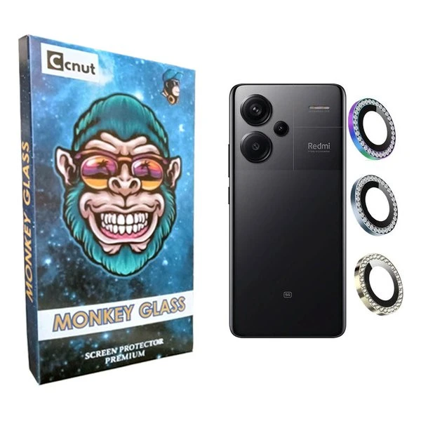محافظ لنز گوشی کوکونات مدل mnk Ringi negin مناسب برای گوشی موبایل شیائومی Redmi note 13 Pro Plus