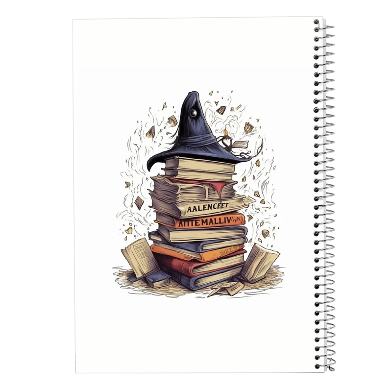 دفتر مشق 100 برگ مدوپد مدل هری پاتر harrypotter کد DF10368