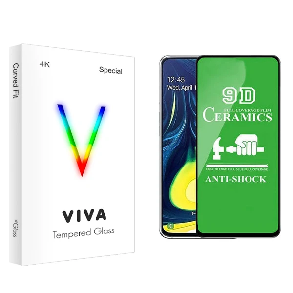 محافظ صفحه نمایش 9D ویوا مدل 4K مناسب برای گوشی موبایل اپل Iphone 11pro max