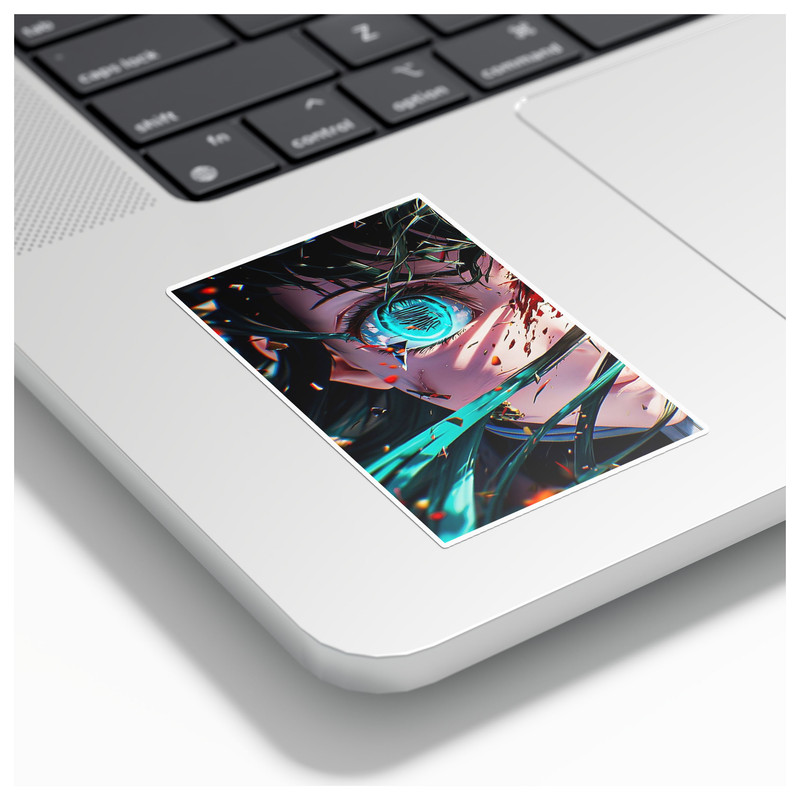 استیکر و برچسب گوفی مدل هاشیرا نزوکو انیمه شیطان کش Demon Slayer Anime کد T02 مجموعه 8 عددی