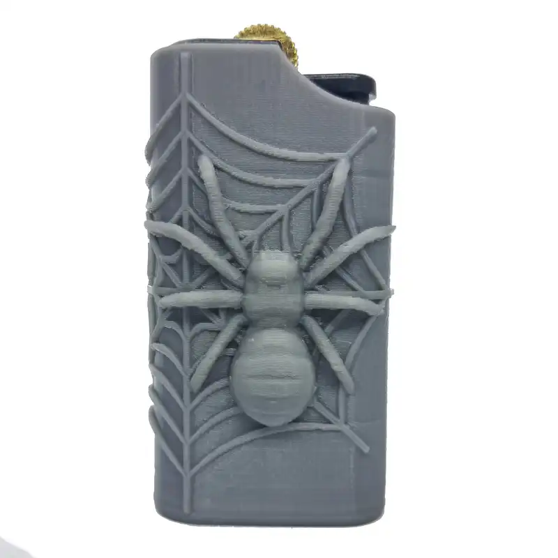 فندک مدل اسکلت عنکبوت و تار