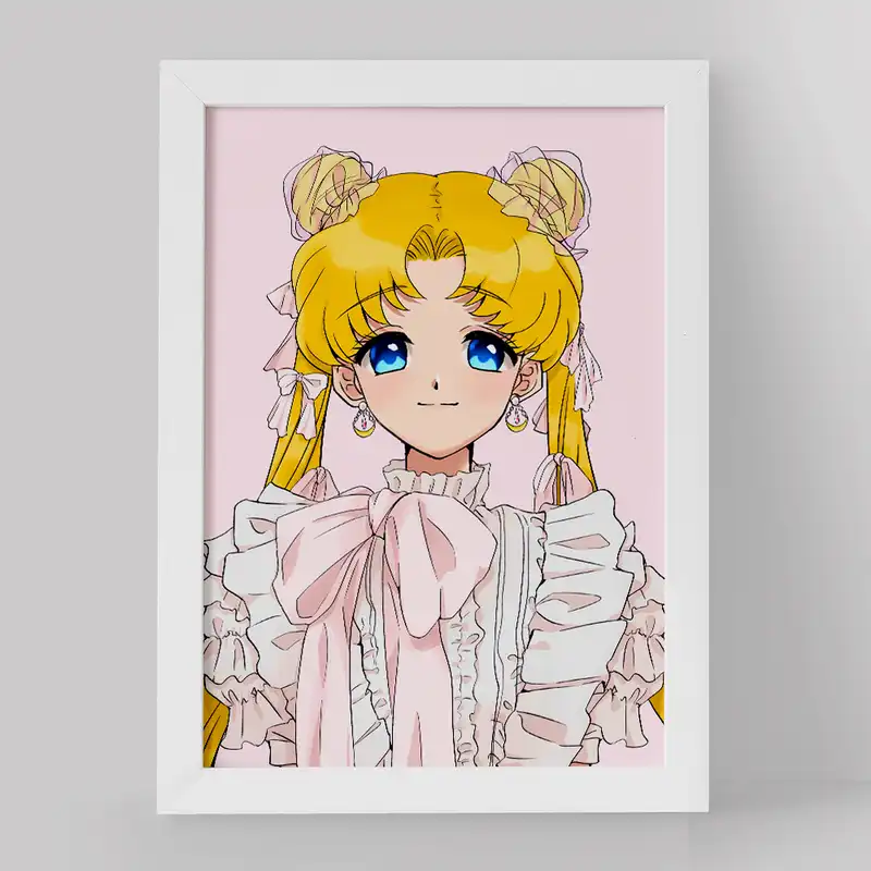 تابلو خندالو مدل اوساگی تسوکینو انیمه سیلور مون Sailor Moon کد 17452