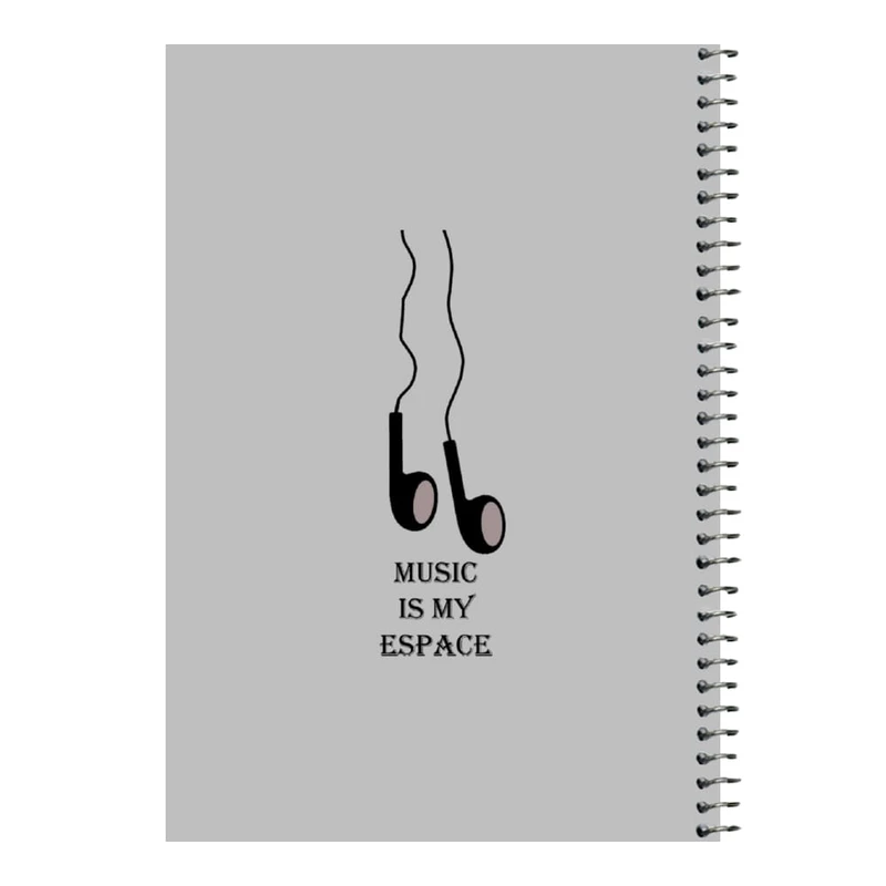 دفتر مشق 80 برگ اس جی مدل هندزفری کد۱   