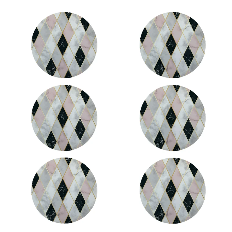 زیر لیوانی طرح مدرن کد 8615 بسته 6 عددی