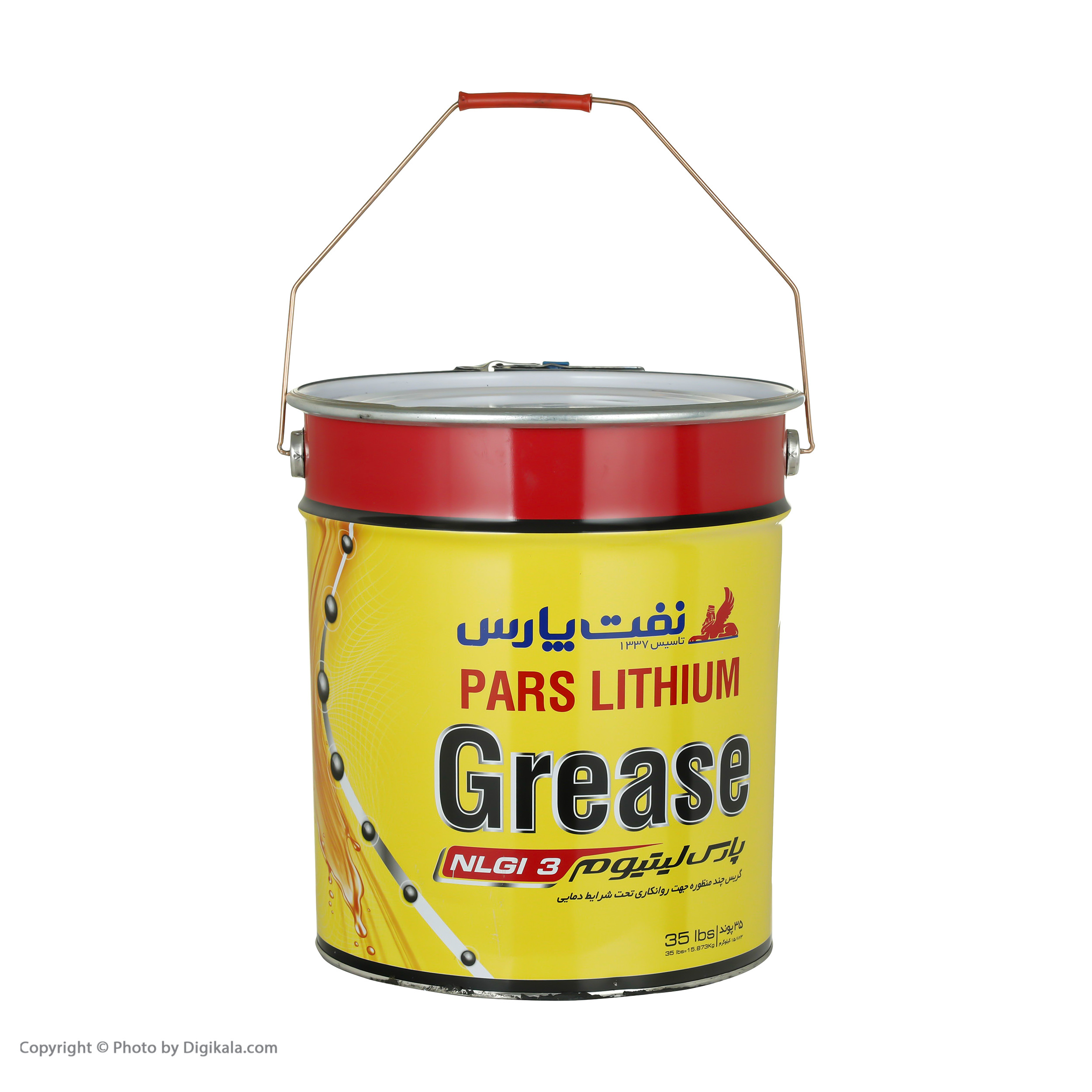 گریس نسوز نفت پارس مدل لیتیوم کد 01 وزن 15.87 کیلوگرم گریس نسوز نفت پارس مدل لیتیوم کد 01 وزن 15.87 کیلوگرم