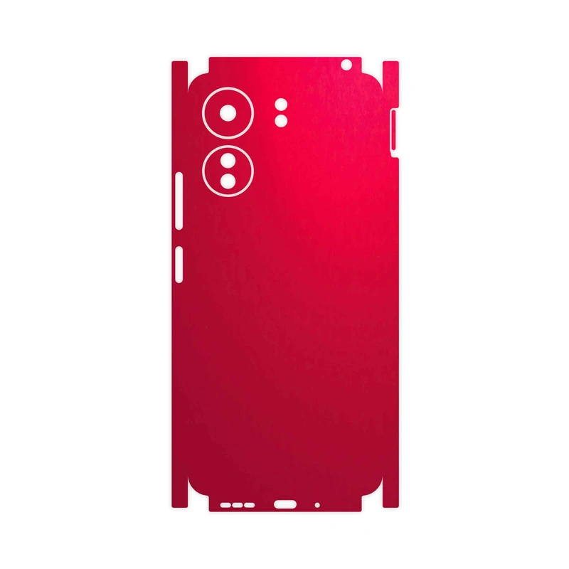 برچسب پوششی ماهوت مدل Matte-Warm-Red-FullSkin مناسب برای گوشی موبایل شیائومی Redmi 13C