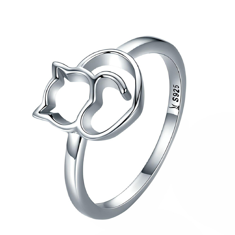 انگشتر دخترانه مدل گربه کد B2140 انگشتر دخترانه مدل گربه کد B2140