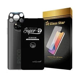  Glass Star SUPLNFUGS Screen Protector With Camera Lens Protector For Xiaomi Poco X3 / X3 NFC / X3 Pro 