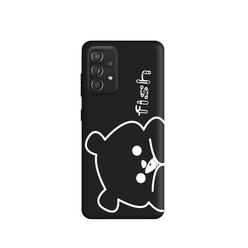 کاور طرح خرس بیر مینیمال کد f1085 مناسب برای گوشی موبایل سامسونگ Galaxy A52 / A52s