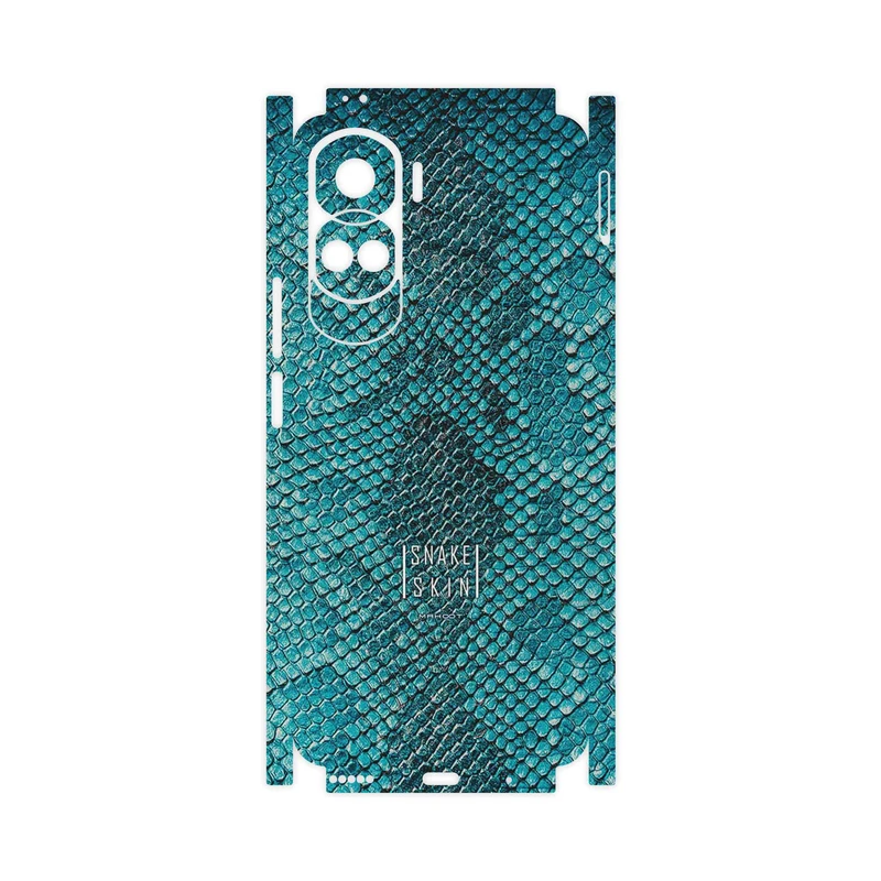 برچسب پوششی ماهوت مدل Blue Snake Skin-FullSkin مناسب برای گوشی موبایل آنر 90 Lite