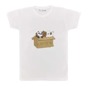 تی شرت بچگانه پرمانه طرح خرس های کله فندقی کد pmt.5558