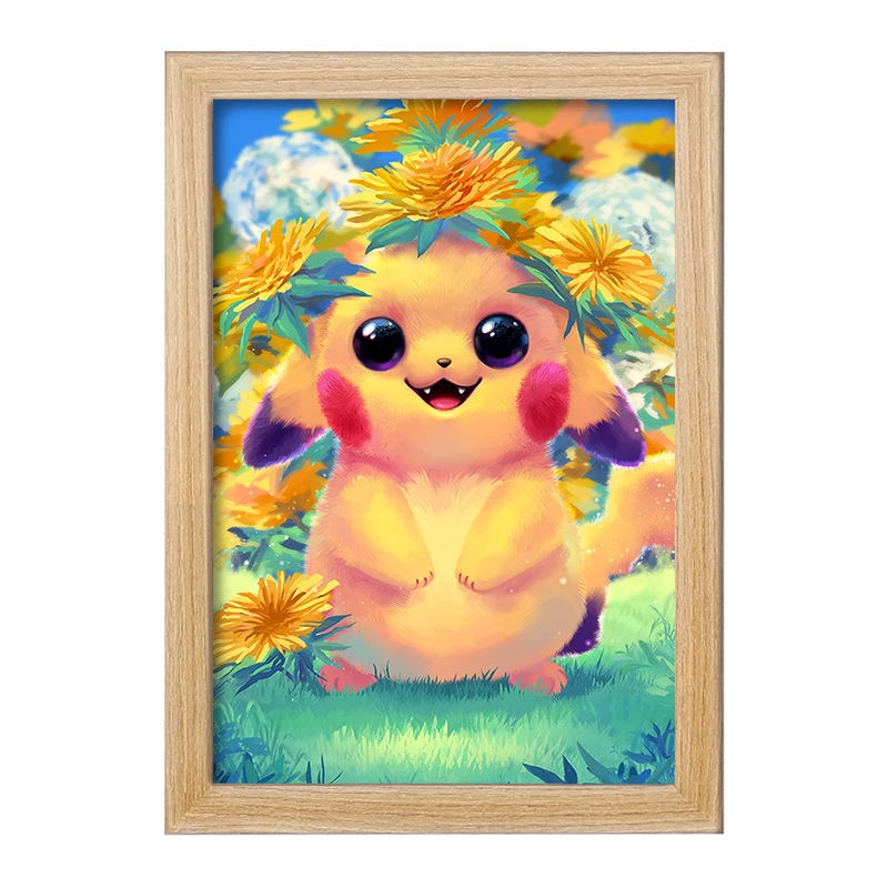 تابلو خندالو مدل پیکاچو انیمه پوکمون  کد 17360