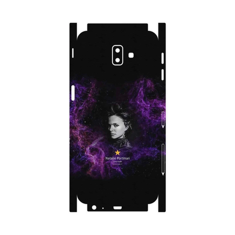برچسب پوششی ماهوت مدل Natalie Portman-FullSkin مناسب برای گوشی موبایل سامسونگ Galaxy J6 Plus