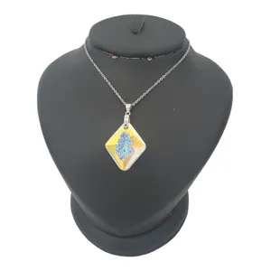 گردنبند نقره زنانه ترمه ۱ مدل سوارسکی کد smed 1166