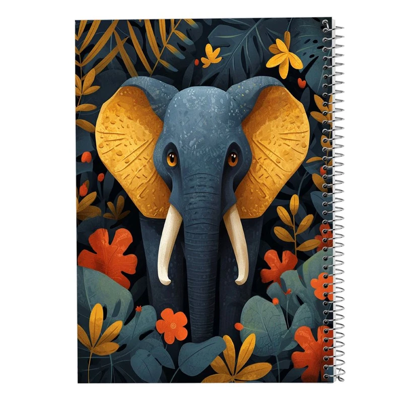 دفتر ژورنال نویسی 50 برگ مدوپد مدل نقطه ای طرح موجودات فانتزی کد DF16951