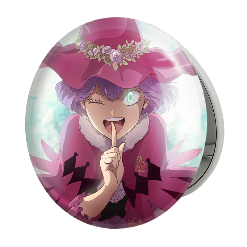 آینه جیبی خندالو طرح دوروتی آنسورف انیمه بلک کلاور Black Clover مدل تاشو کد 11707 