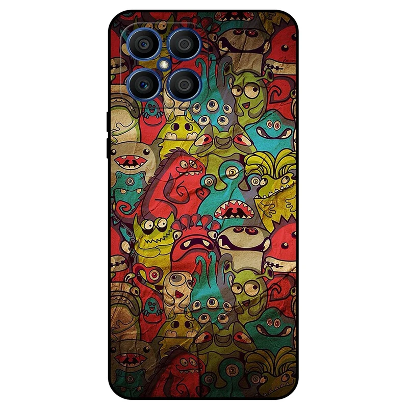 کاور مگافون طرح هیولا مدل 0101 مناسب برای گوشی موبایل آنر X8 4G 