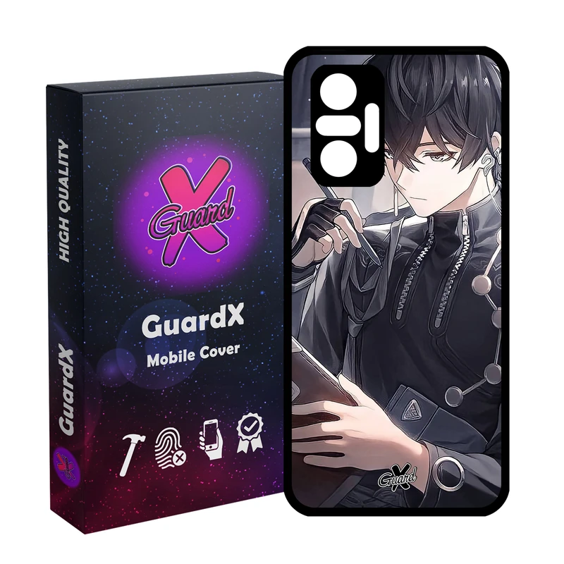 کاور گارد ایکس طرح انیمه مدل Glass10510 مناسب برای گوشی موبایل شیائومی Redmi Note 10 Pro/Note 10 Pro Max