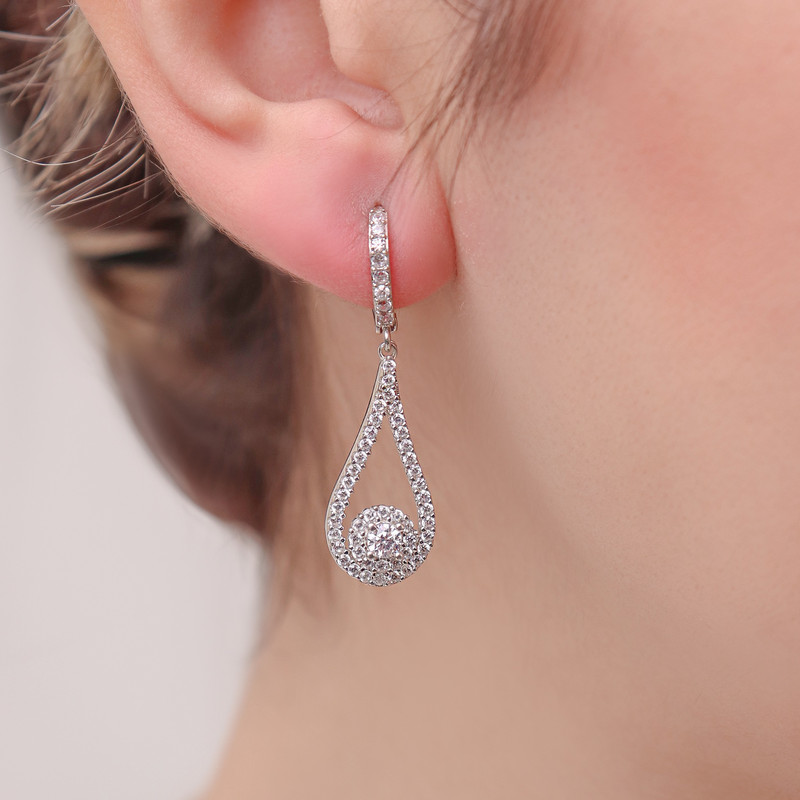 نیم ست نقره زنانه مدل NI R32