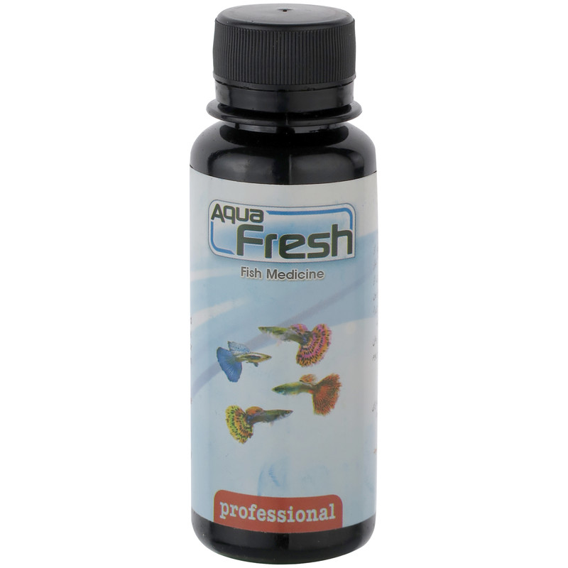 محلول ضد عفونی کننده آب آکواریوم مدل Aqua fresh حجم 100 میلی لیتر