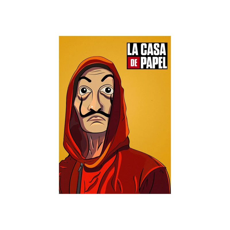  استیکر لپ تاپ لولو طرح سریال سرقت پول کد 150