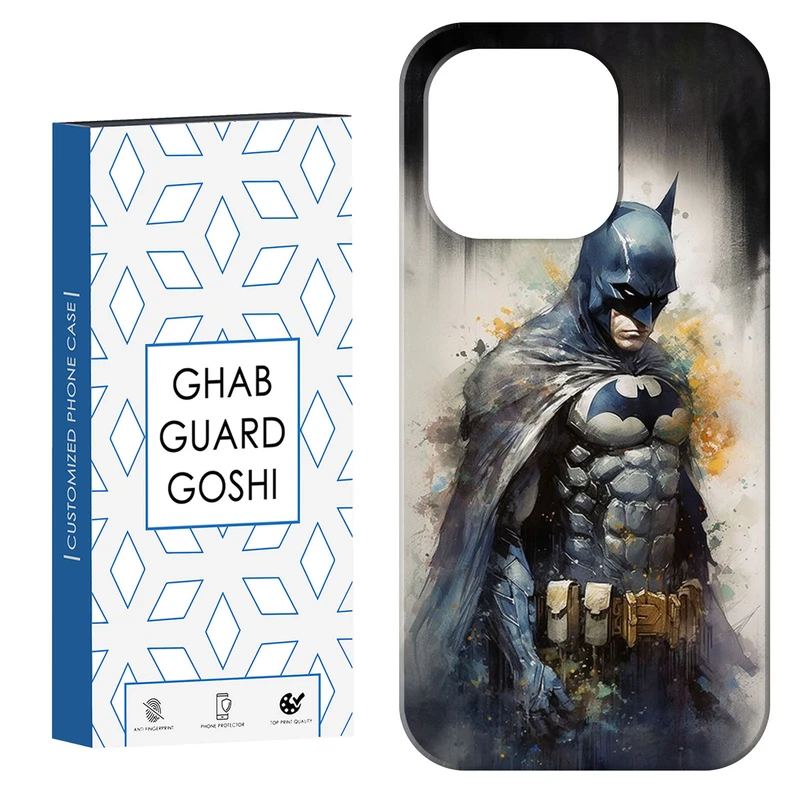 کاور قاب گارد گوشی طرح بتمن کد Dimo-615 مناسب برای گوشی موبایل اپل IPHONE 15 PRO MAX   
