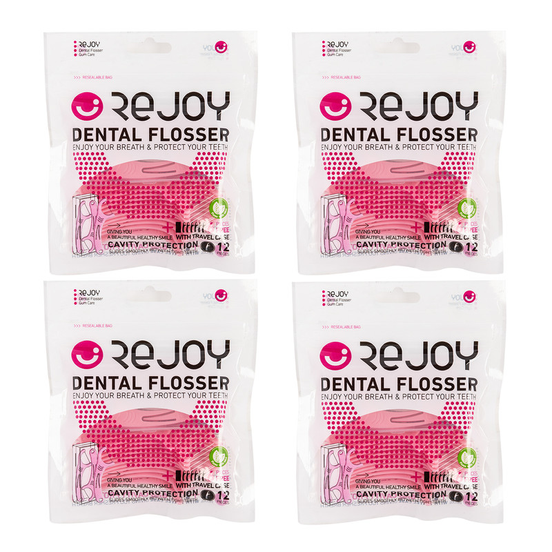 نخ دندان ریجوی مدل عصاره نعنا مجموعه 4 عددی