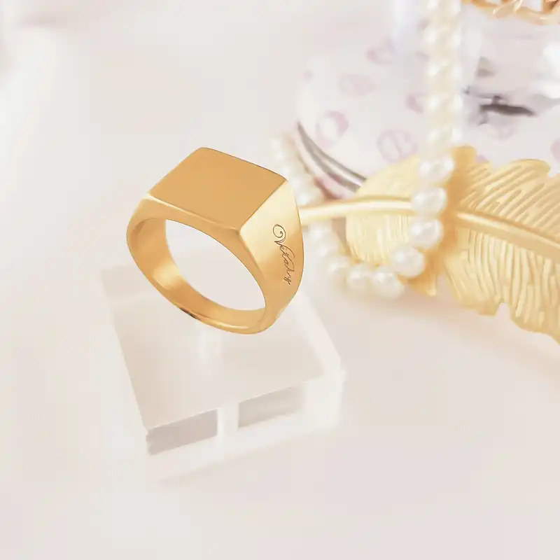 انگشتر ویتالی مدل مربعی کد 0140118