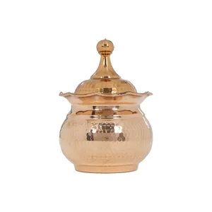 قندان مسی مدل توپی لب کنگره کدza67849700