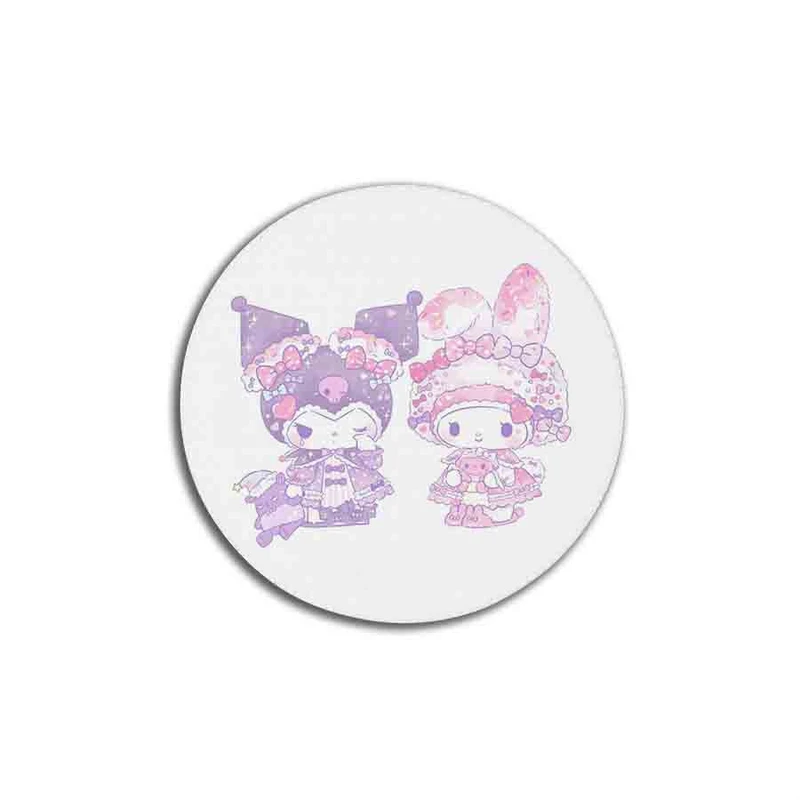 زیر لیوانی مدل کرومی و ملودی کیوت کد kuromi melody 042