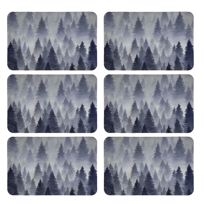 زیربشقابی طرح ابروبادی کد 9091 بسته 6 عددی   