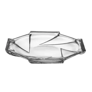 پیش دستی شیشه و بلور اصفهان مدل اسکوئر مجموعه 6 عددی