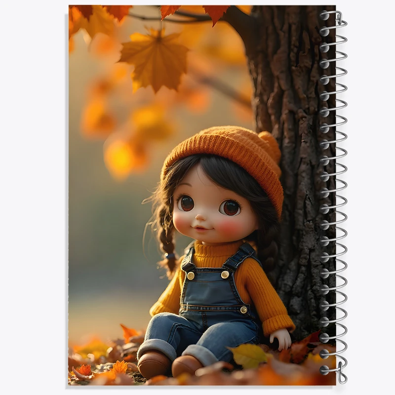 دفتر مشق 50 برگ خندالو طرح دخترانه کیوت کد F5519