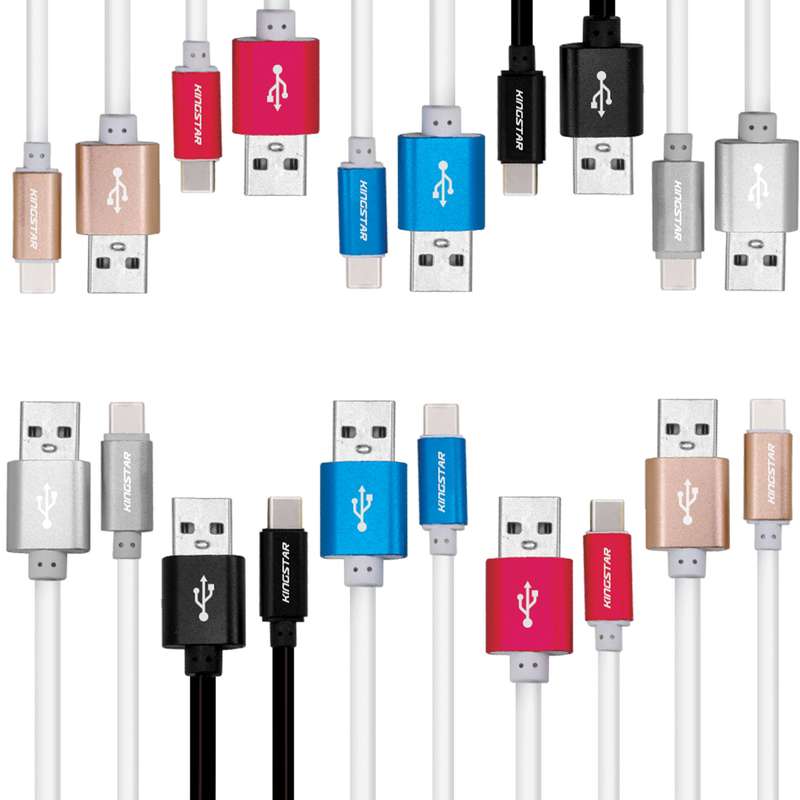 کابل تبدیل USB به USB-C کینگ استار مدل k71 c طول 1 متر بسته 10 عددی