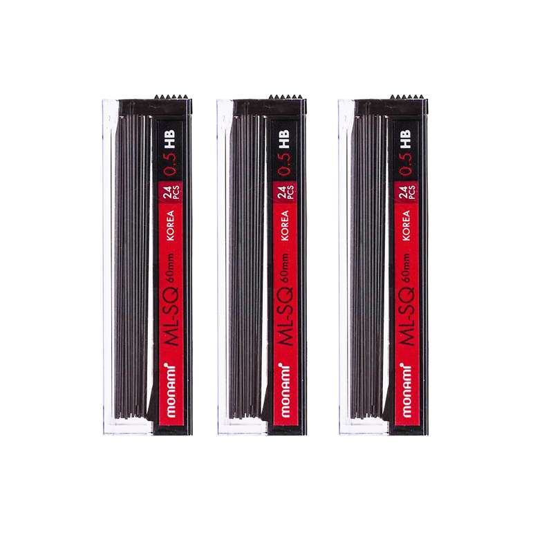 نوک مداد نوکی 0.5 میلی متری مونامی کد 13 بسته 3 عددی نوک مداد نوکی 0.5 میلی متری مونامی کد 13 بسته 3 عددی