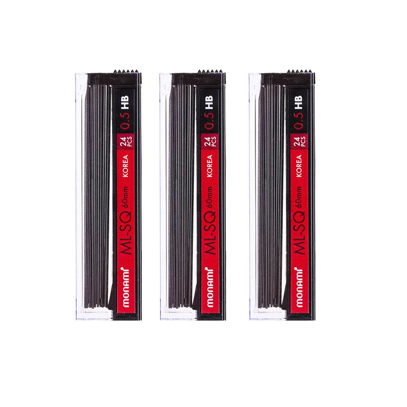 نوک مداد نوکی 0.5 میلی متری مونامی کد 13 بسته 3 عددی نوک مداد نوکی 0.5 میلی متری مونامی کد 13 بسته 3 عددی