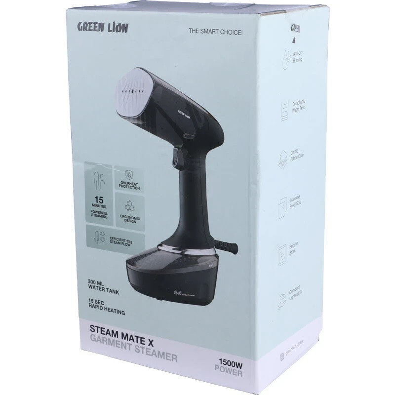 اتو بخار 1500 وات گرین لاین مدل STEAM MATE X GNGS1500WBK