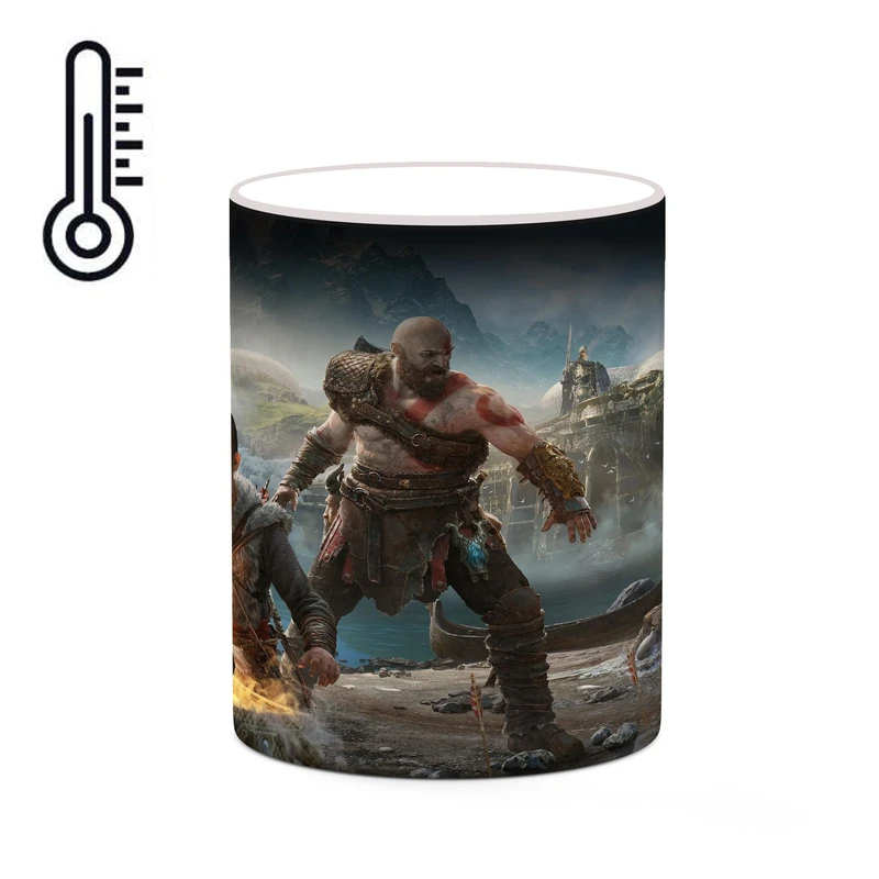 ماگ حرارتی کاکتی طرح گاد آف وار God Of War مدل mgh40833