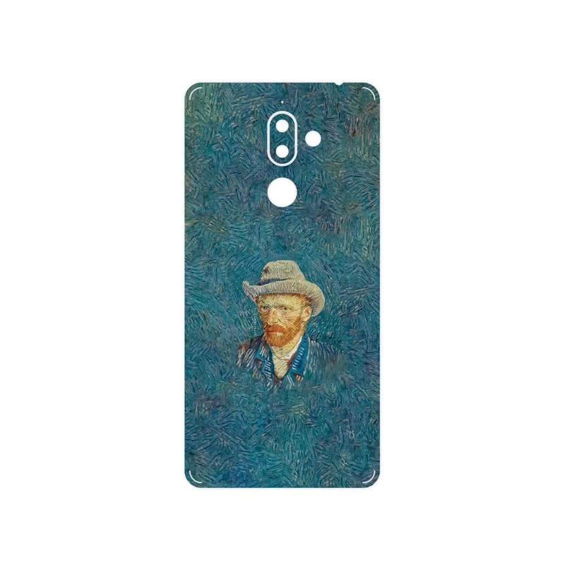 برچسب پوششی ماهوت مدل Self portrait with a gray felt hat مناسب برای گوشی موبایل نوکیا 7 Plus