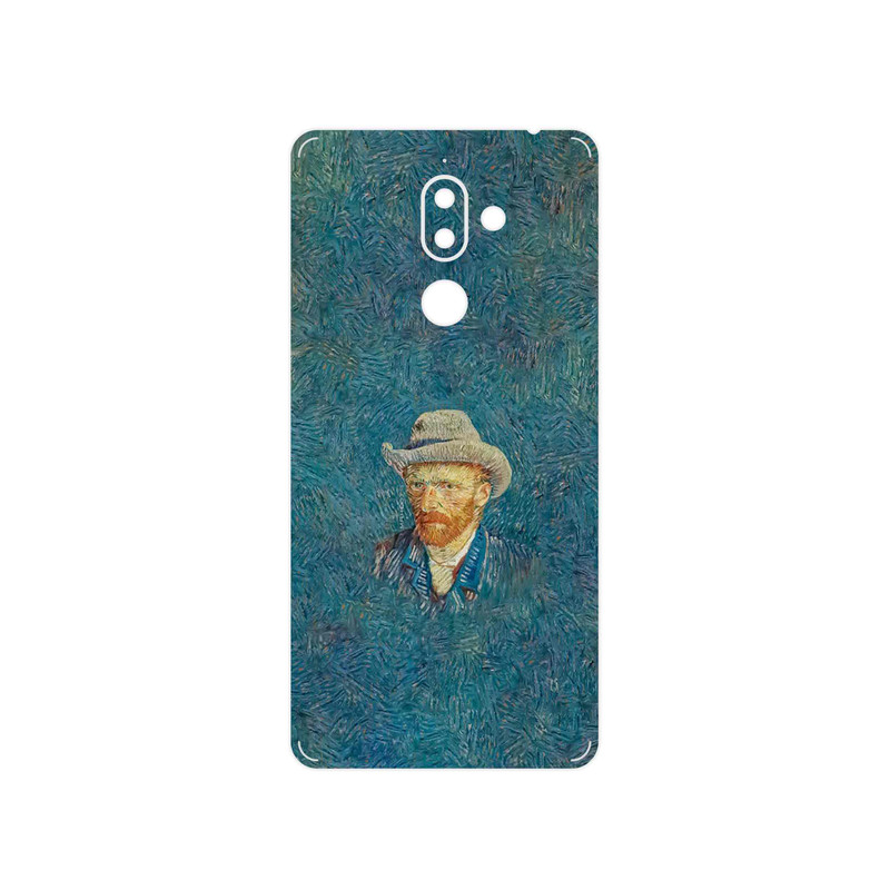 برچسب پوششی ماهوت مدل Self portrait with a gray felt hat مناسب برای گوشی موبایل نوکیا 7 Plus