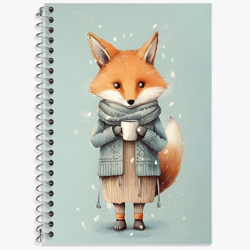 دفتر نت موسیقی 50 برگ خندالو طرح روباه بامزه کد F7312