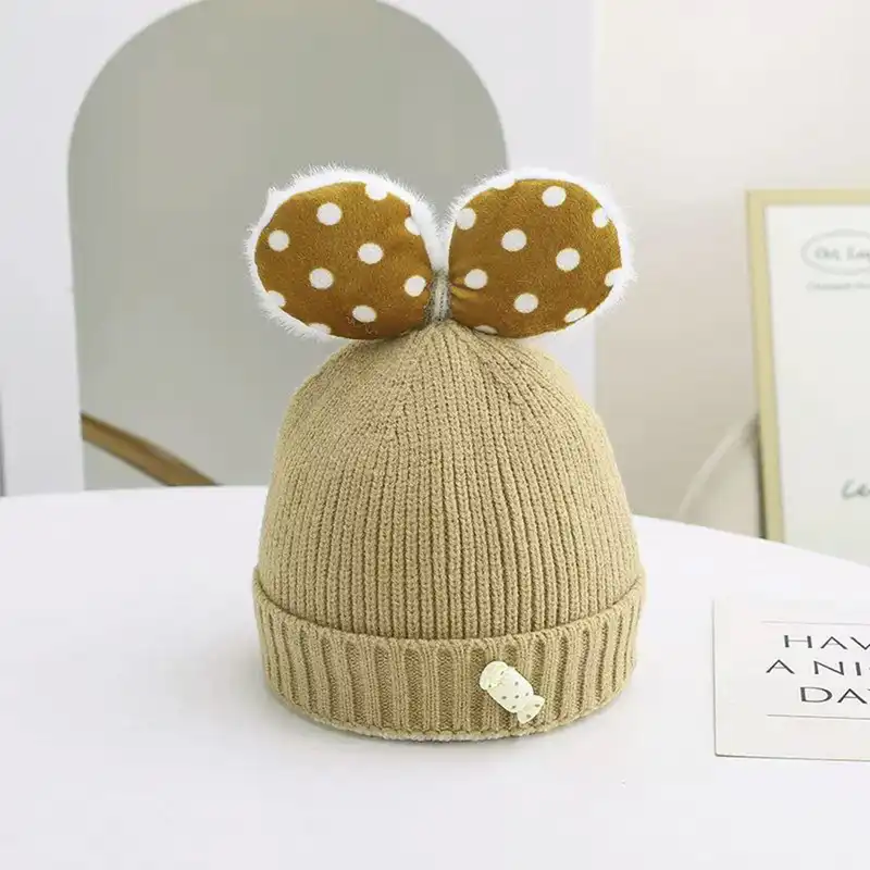 کلاه بافتنی بچگانه مدل پوپو کد 3886