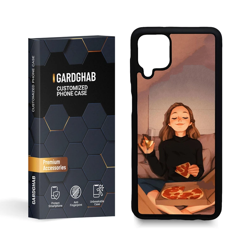 کاور گارد قاب مدل دخترانه مناسب برای گوشی موبایل سامسونگ galaxy A12